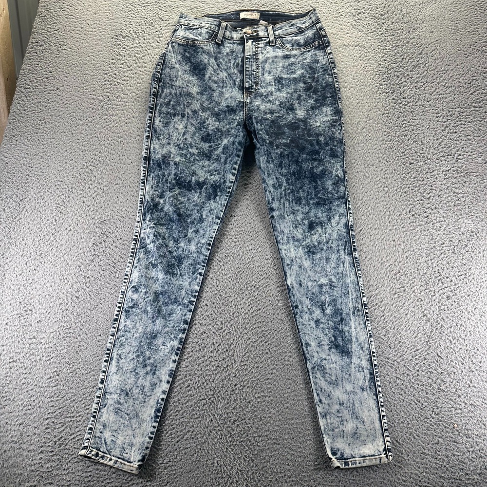 Vintage Vibrant Miu Jeans Womens 15 Blue Cotton Denim Skinny Stretch Made In USA